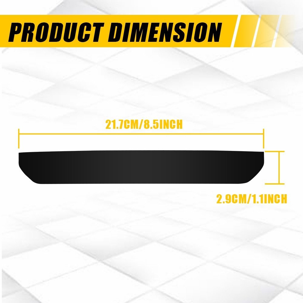 For 2023 2024 25 GMC Canyon Fender Marker Light Smoke Black Vinyl Overlay 4-20X