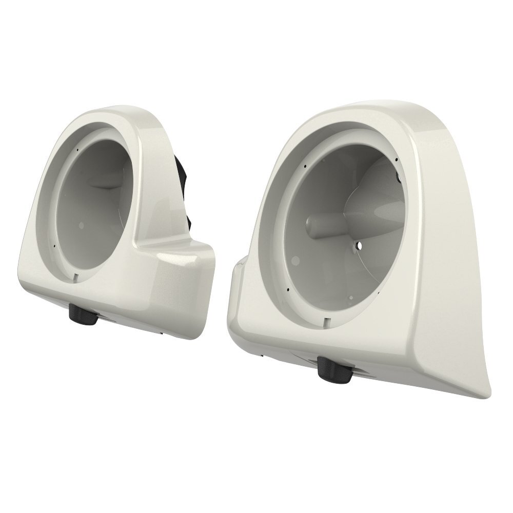 Bonneville Salt Pearl 6.5 inch Speaker Pods Lower Fairings Fits 14+ Harley