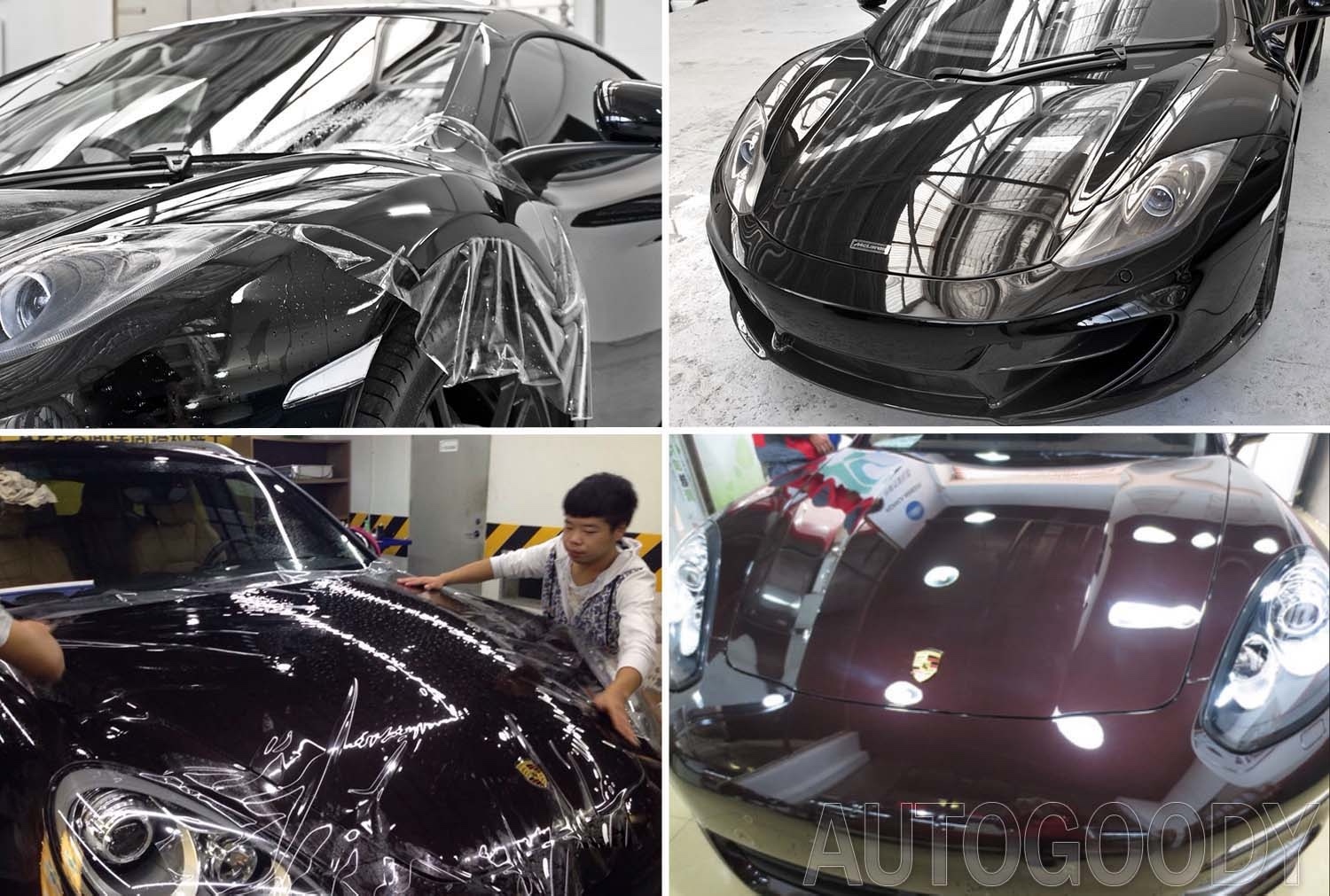 36″x60″ Clear Bra Paint Protection Vinyl Film Wrap Transparent Car Paint Shield