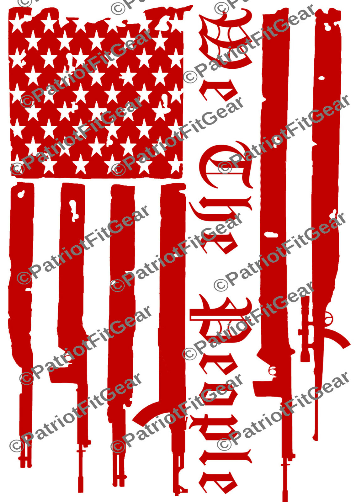 Gun Flag,We The People,2nd Amendment,Molon Labe,Gun Rights,Custom Vinyl Decal