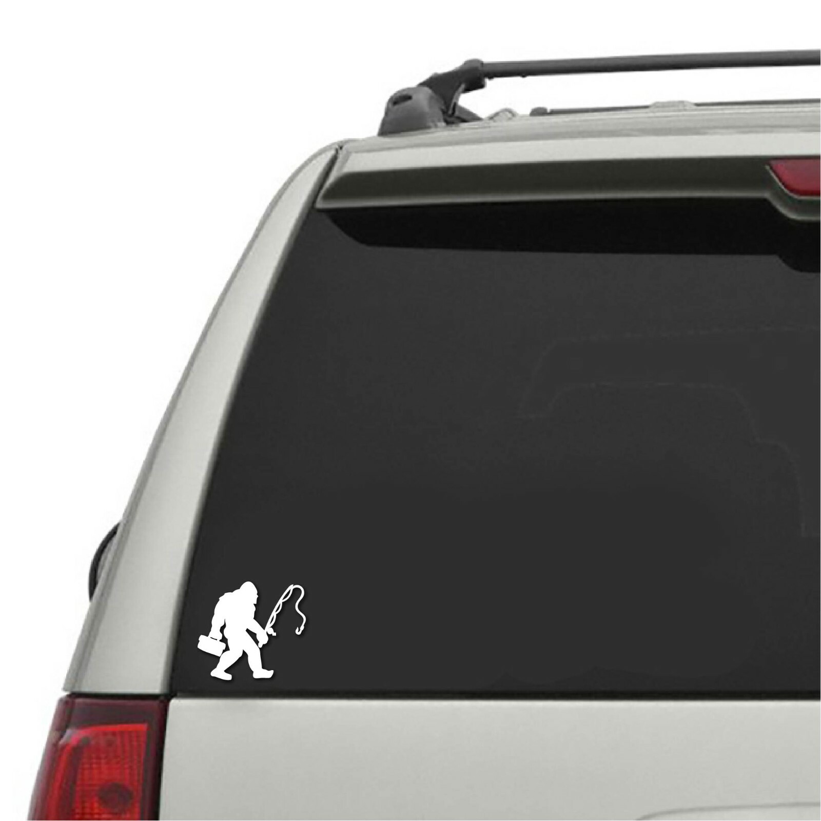Sasquatch Fishing STICKER VINYL DECAL FINDING BIGFOOT YETI UFO SQUATCH BOBO