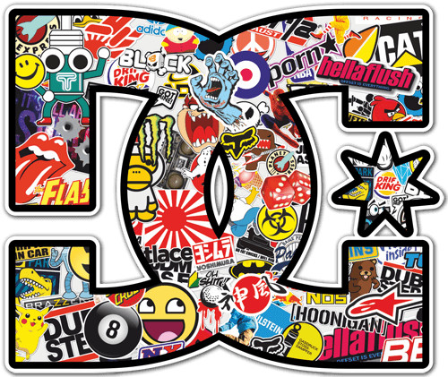 DC Sticker Bomb Car Window Vinyl Decal Graphic Bumper Sticker