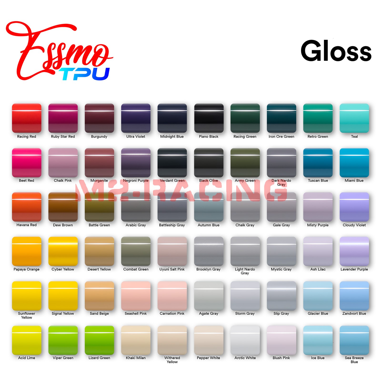 TPU Color Gloss Misty Purple PPF Paint Protection Film Dry Wet Apply Vinyl Wrap