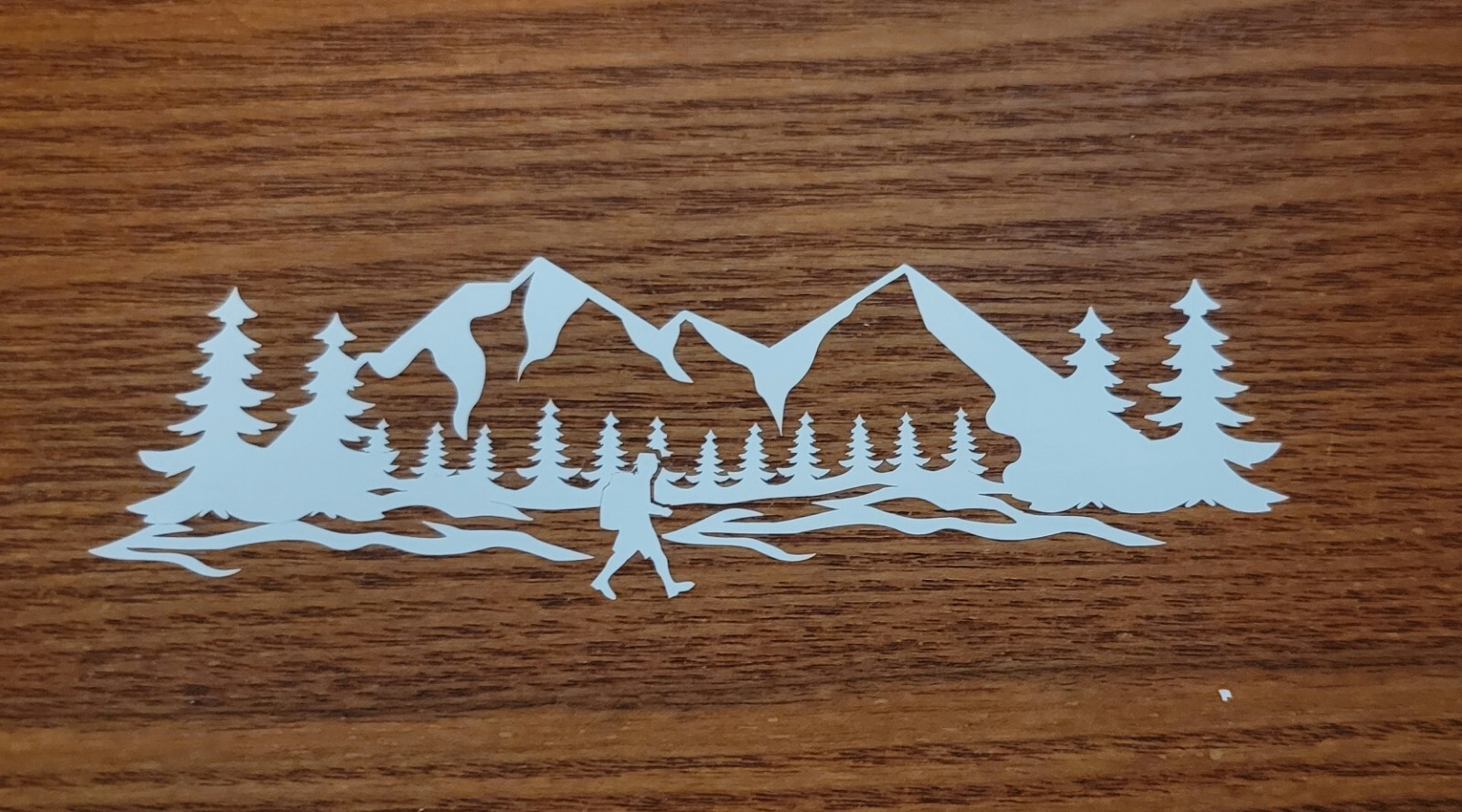MOUNTAIN RANGE LANDSCAPE SCENE Vinyl Decal -Sticker for Car Truck 6.0