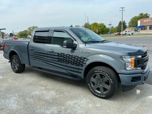 2PCS Large AMERICAN FLAG graphics car / truck side doors decals