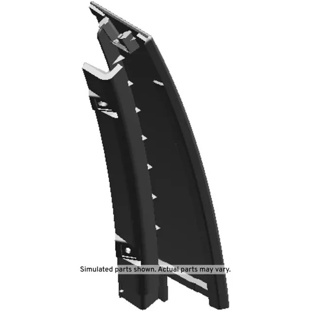 Genuine GM Front Passenger Side Door Window Frame Rear Applique 84963078
