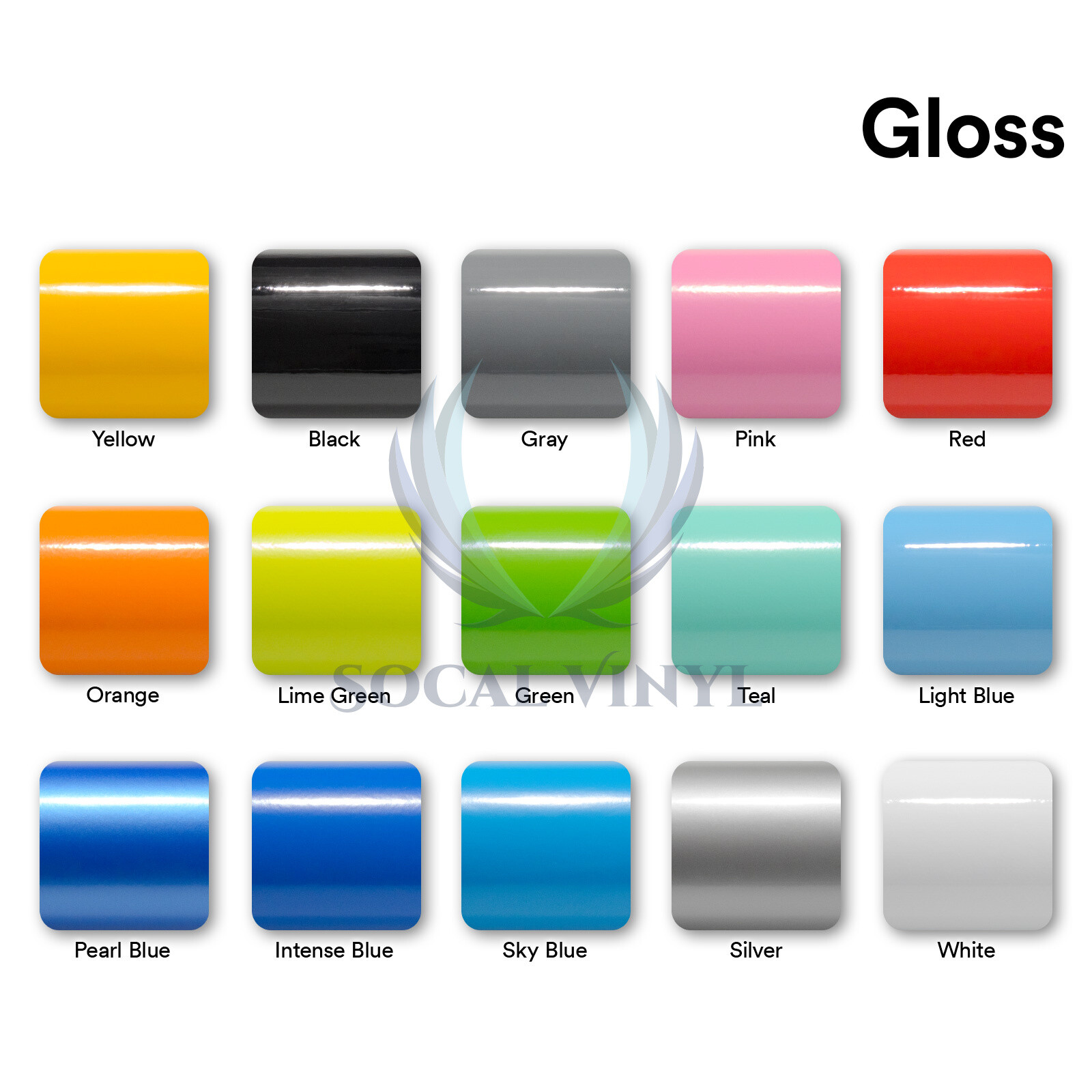 Gloss Glossy White Car Vinyl Wrap Sticker Decal Film Air Release Bubble Free