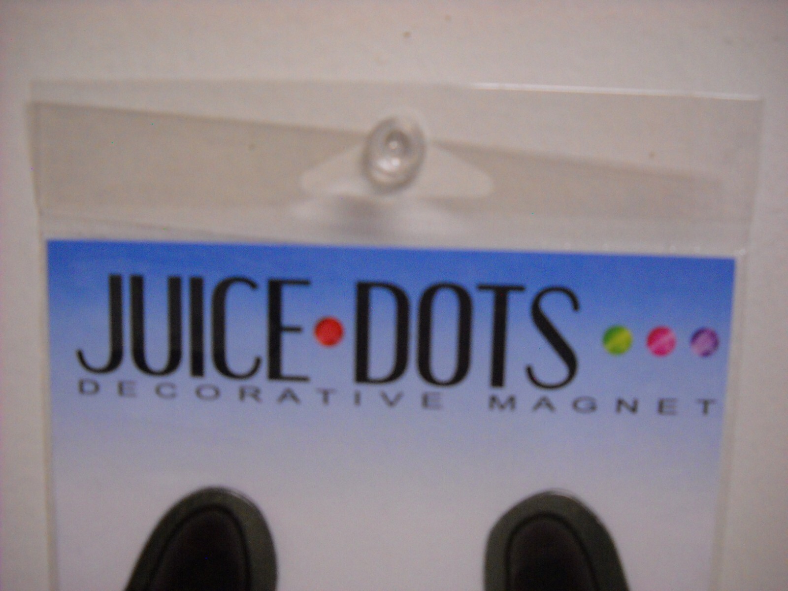 AGI Juice Dots Western Horseshoe Silver Car Magnet Indoor Outdoor