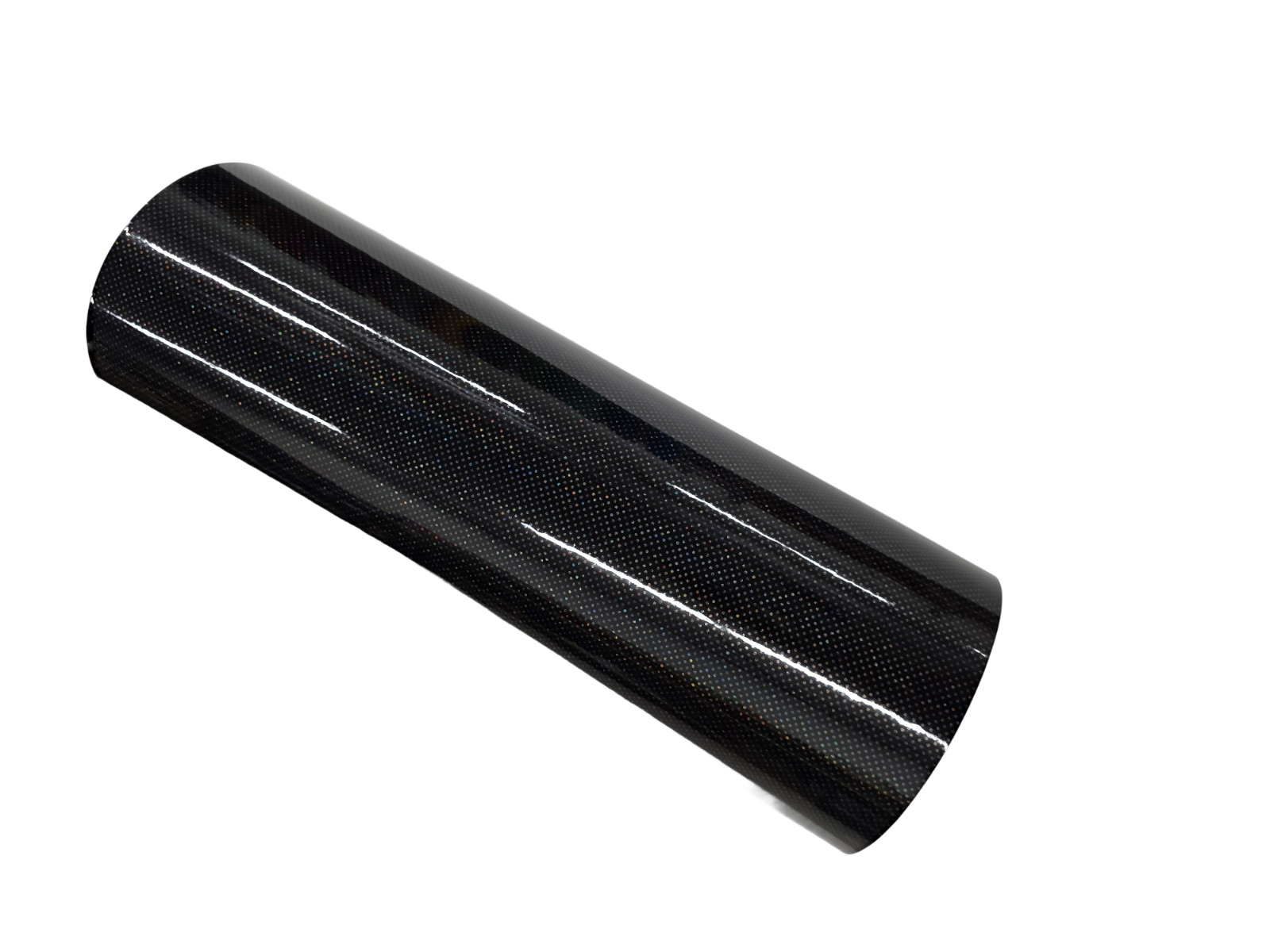 Gloss Black Starry Night Holographic Laser Vinyl Car Wrap Air Release Film Roll