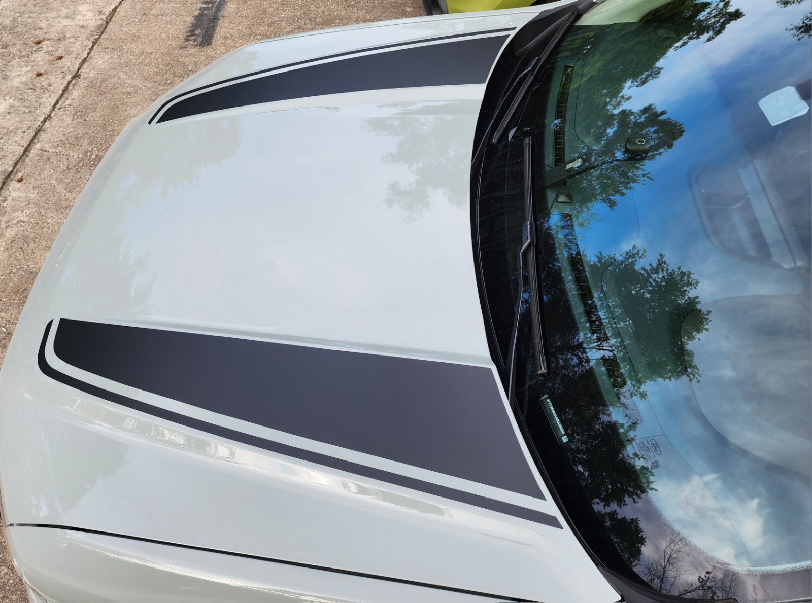 2022 2023 2024 FOR FORD MAVERICK Hood Vinyl Graphic Decal MATTE BLACK.