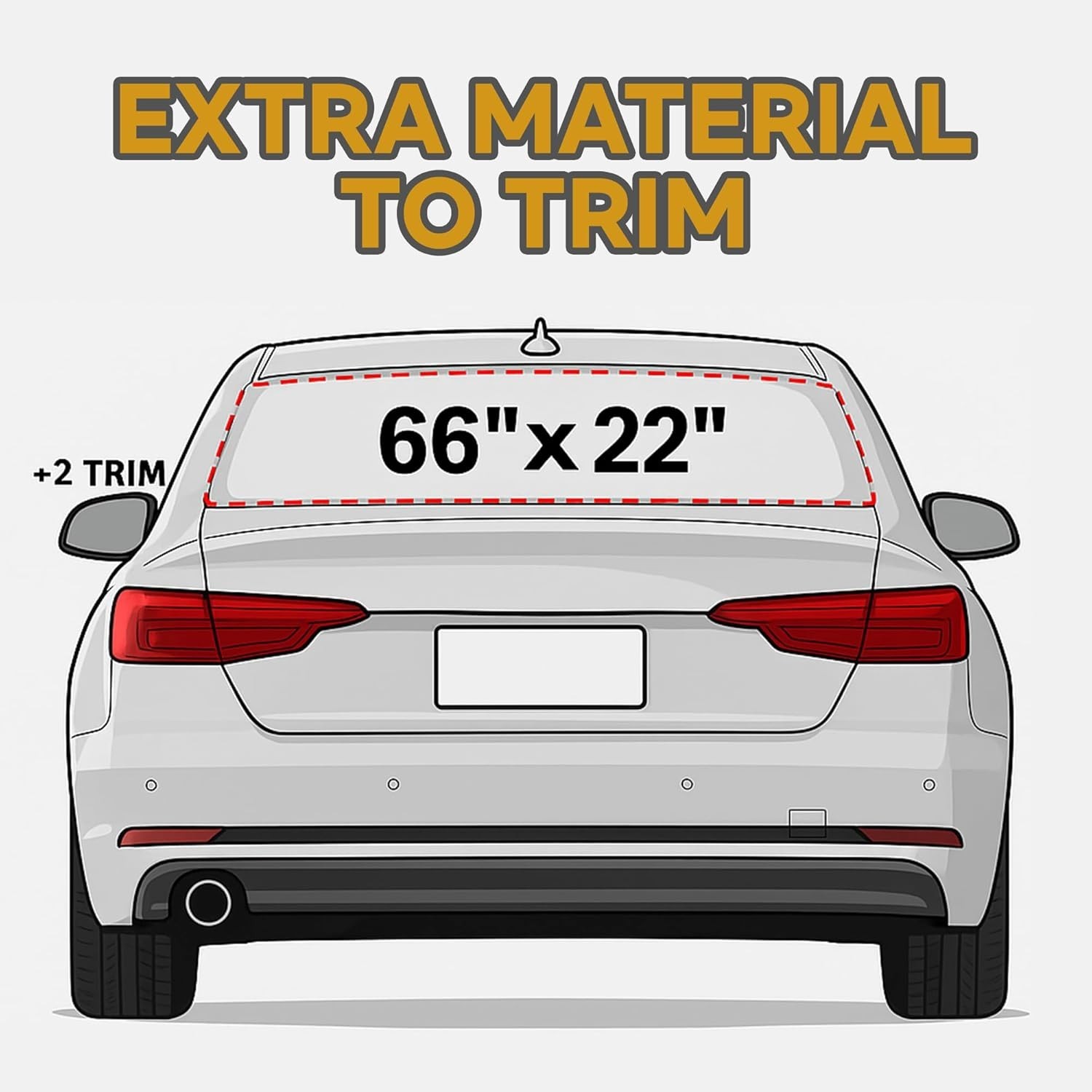 Custom SUV & Truck Window Decals – One-Way See-Through Perforated Vinyl, Wate…