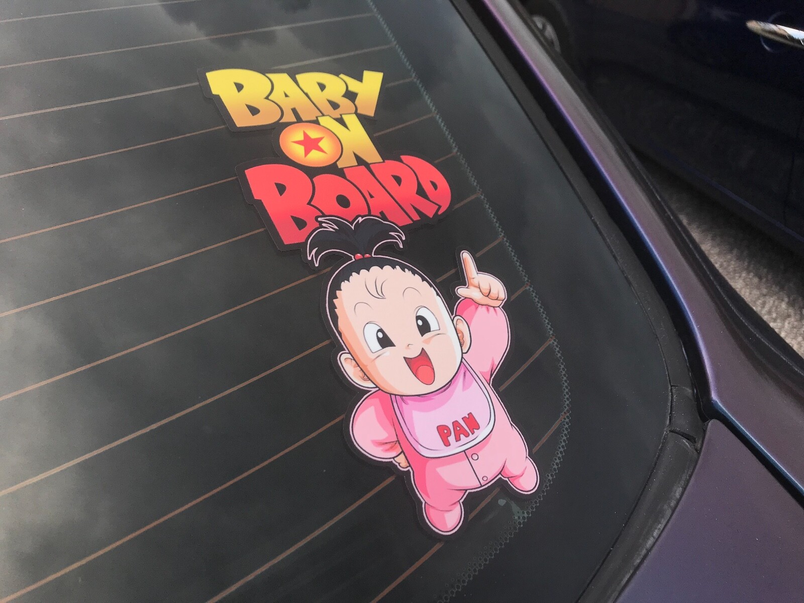 PAN Baby Dragonball Z Baby on Board Bumper Sticker Bumper Sticker Decal