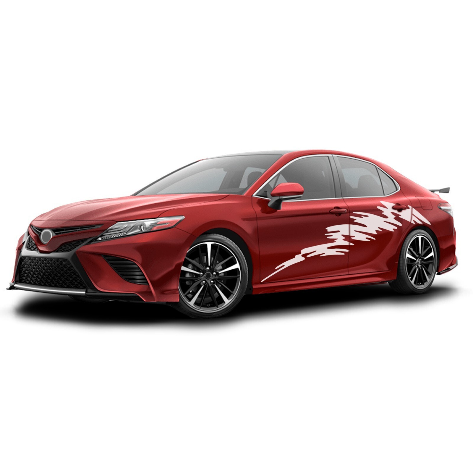 Smudged graphics stickers decal compatible with Toyota Camry