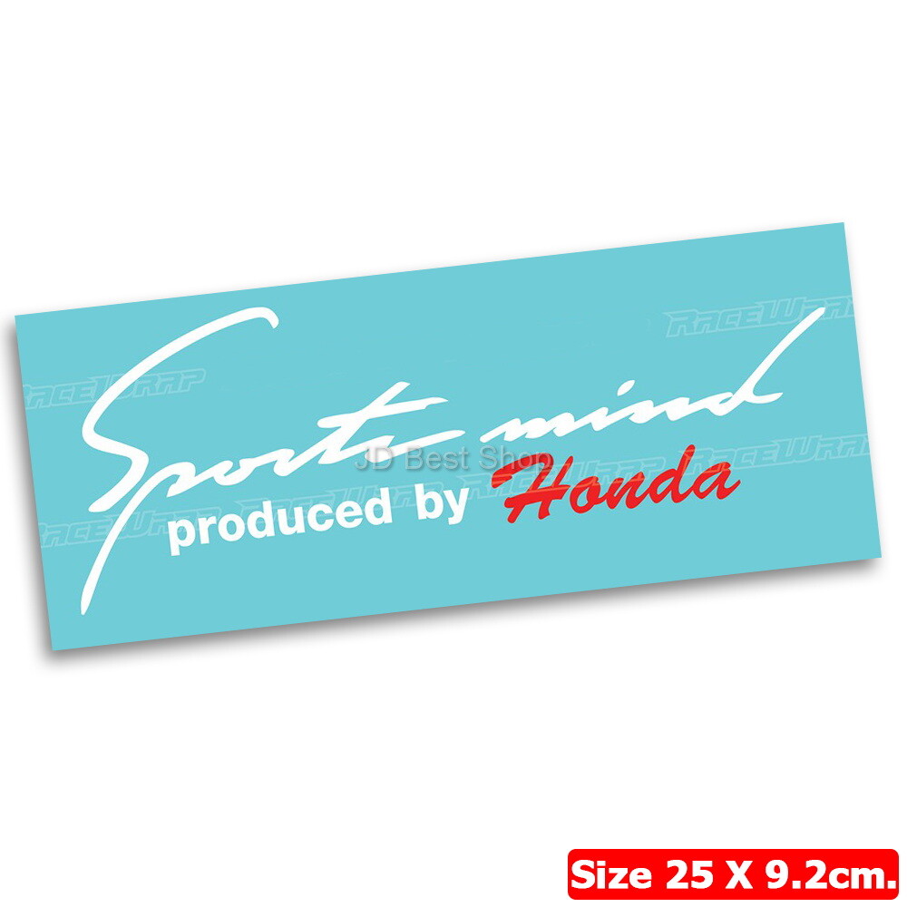 Sticker sportmind by honda All Models Diecut Vinyl JDM Style Japan Corner bonnet