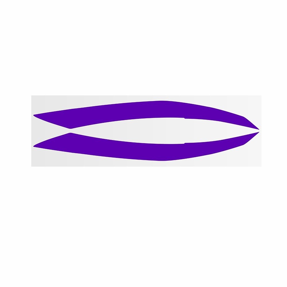 Purple Headlight DRL Vinyl Overlay Decals For 2021-2025 Lexus IS350 IS300 IS500