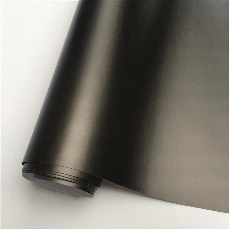 Matte flat Black vinyl film (Bubble air Release) 180″x60″ and 15ftx5ft