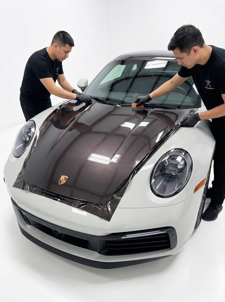 High Gloss Liquid Metallic Gunmetal Gray Vinyl Film Wrap Sticker Air Bubble Free