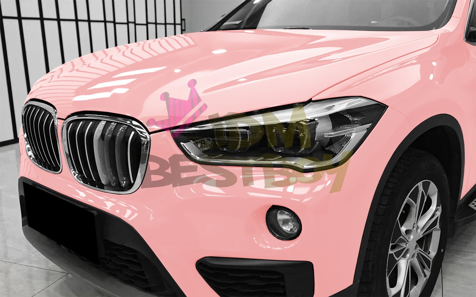 2FTx5FT PPF Blossom Pink Gloss Color Vinyl Paint Protection Film Scratch Wrap