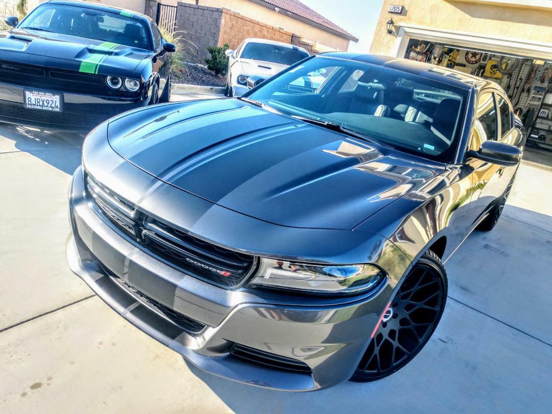 FOR Dodge Charger 15-22 TWIN 10 Inch Racing Stripes Vinyl Graphic Decal 36 FEET