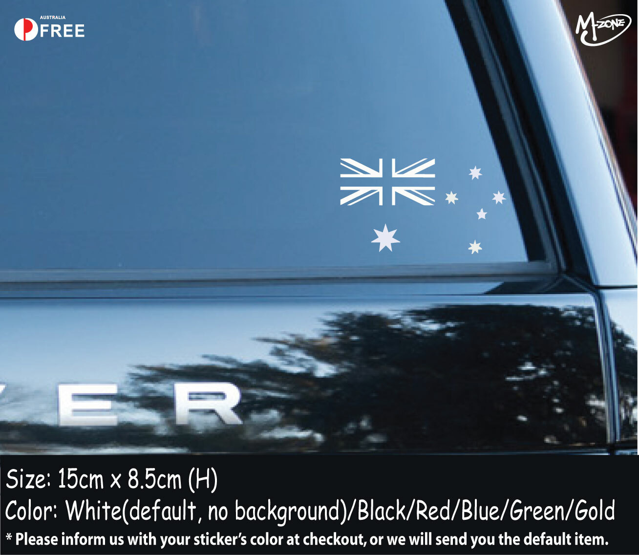 Australia Flag Sticker Decals Reflective Car Stickers 15×8.5cm Best Gifts