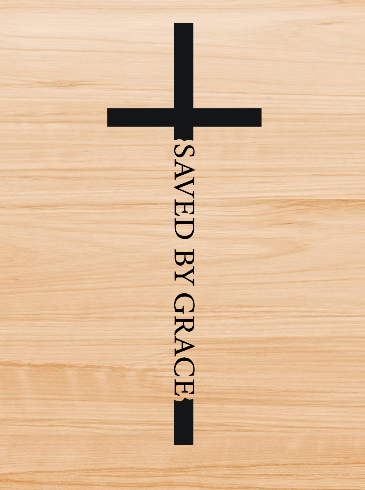 Vinyl Decal Car Truck Sticker Christian Quotes Saved By Grace Cross