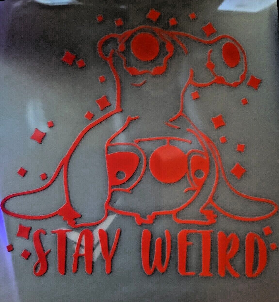 Lilo and Stitch ‘Stay Weird’ Vinyl Decal | Disney Sticker for Cars & Laptops