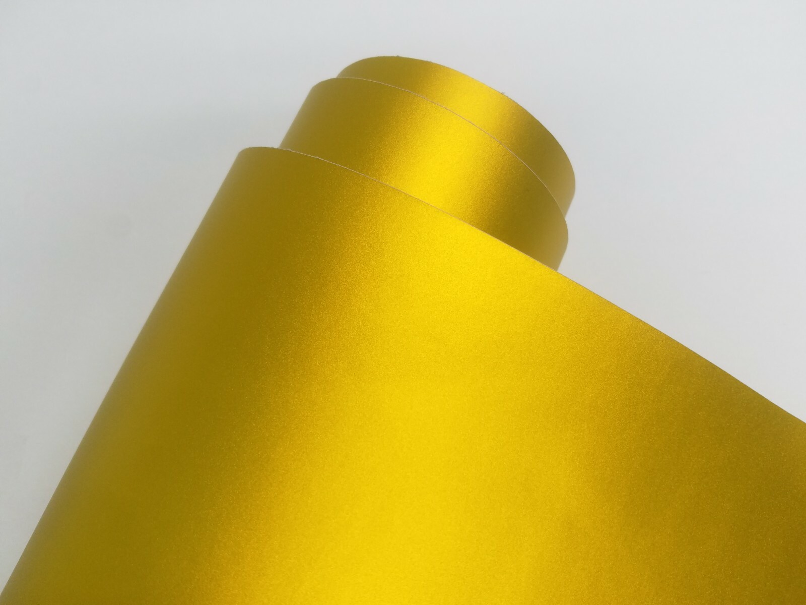 Satin Matte Anodized Gold Yellow 12″ x 60″ Vinyl Car Wrap Sticker Decal Film