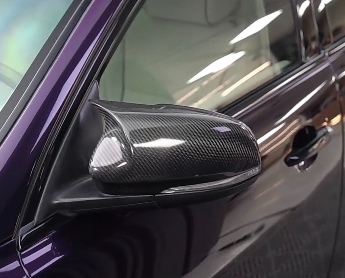 24″X60″ Most Realistic Gloss Black Carbon Fiber Wrap Vinyl Air Release 2X5FT