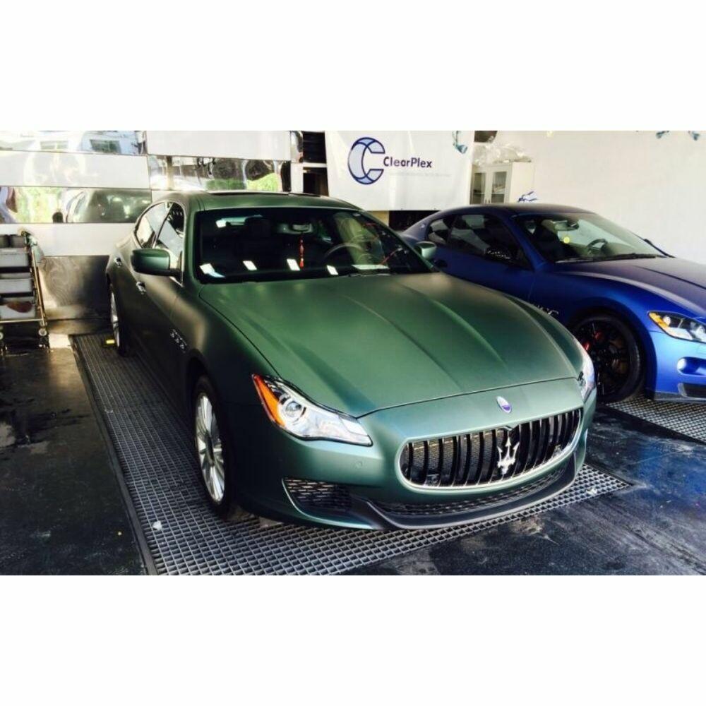 3M 2080 Scotchprint Matte Metallic Pine Green Vinyl Car Wrap Film | M206