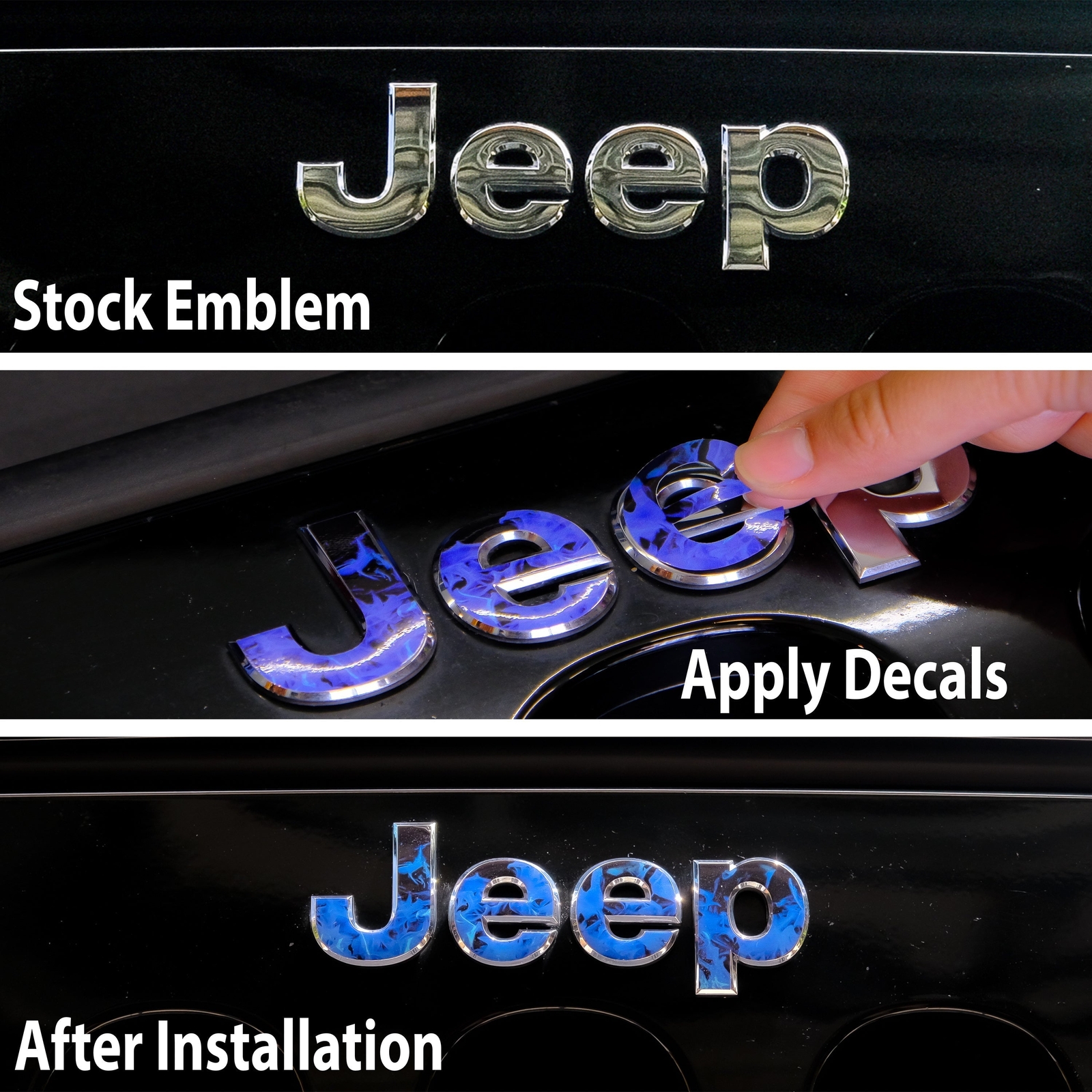 RAM Grill Emblem Overlay Decals Grayscale American Flag Fits 2009-2026 1500-5500