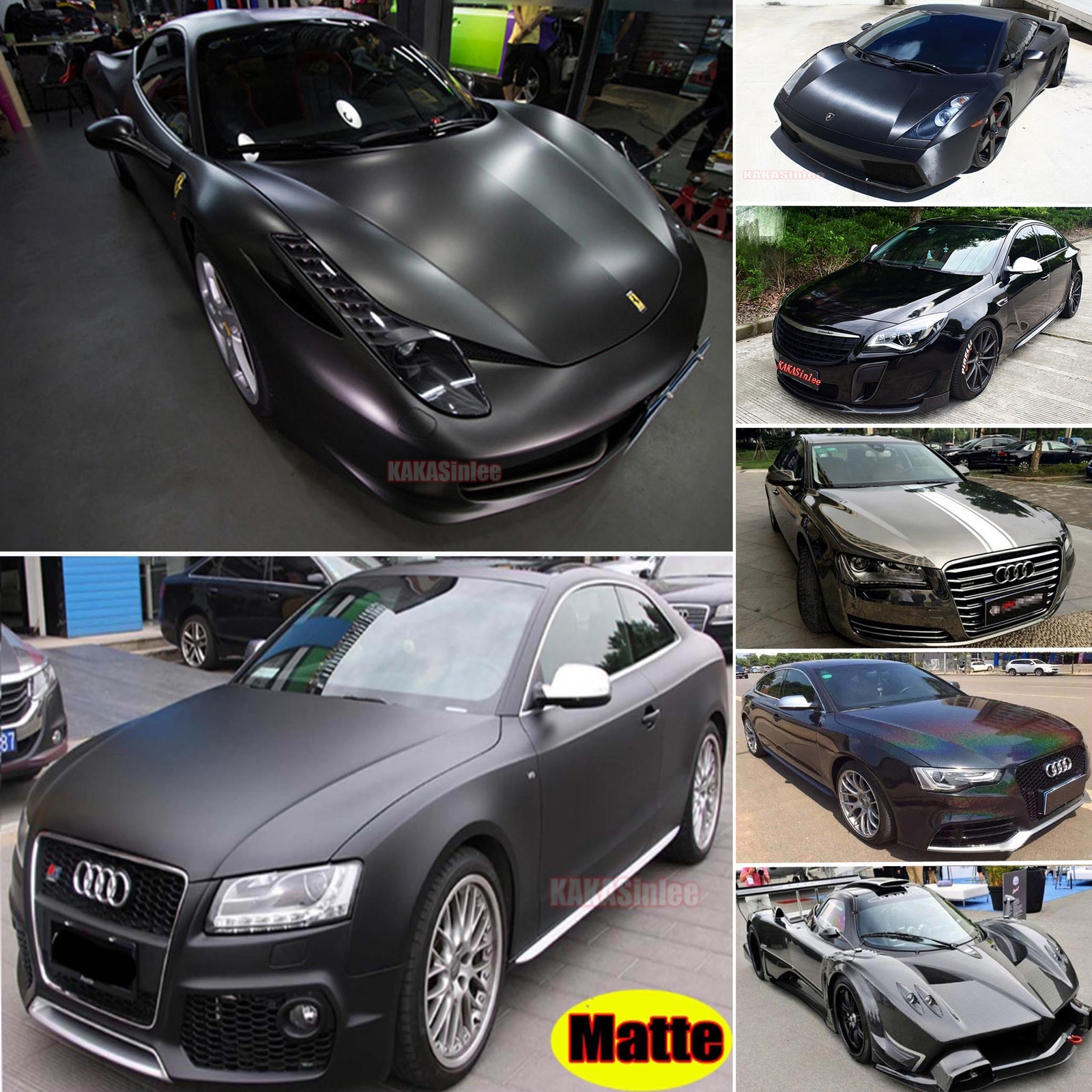 Air Free Black / Car Chameleon Satin Chrome Pearl Metal Vinyl Wrap Sticker HDUS