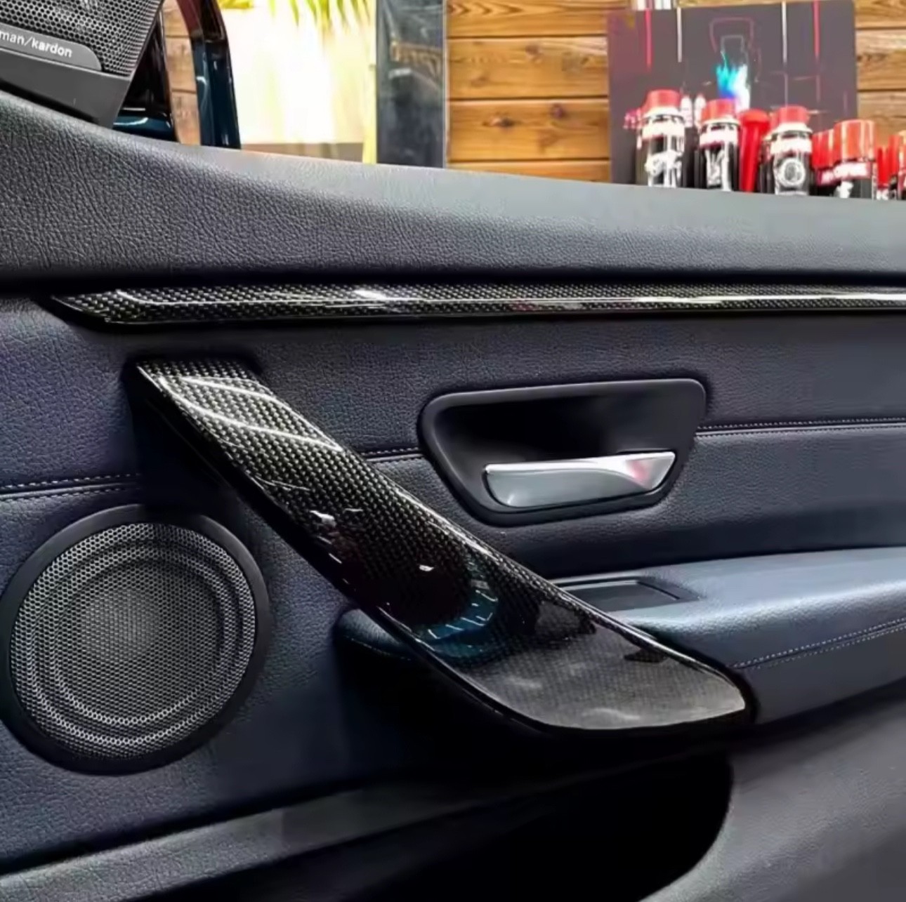 7D Glossy Carbon Fiber Vinyl Wrap Roll – 50x152cm | Car Styling Film Sheet Stick