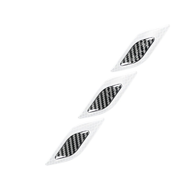 White-Black Car Door Handle Bowl Anti-Scratch Sticker Protector Trim