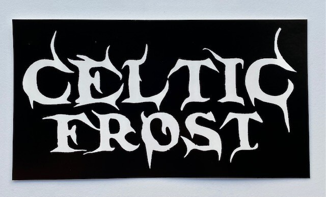 Celtic Frost Sticker Vinyl Decal Car Bumper Window Punk Rock 3″ X 5.5″ (218)