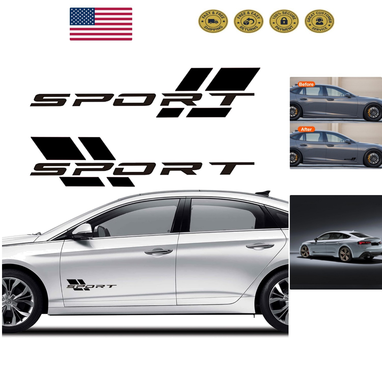 Versatile Vinyl Sport Decal 16 Inches – Personalize Cars and Personal Items