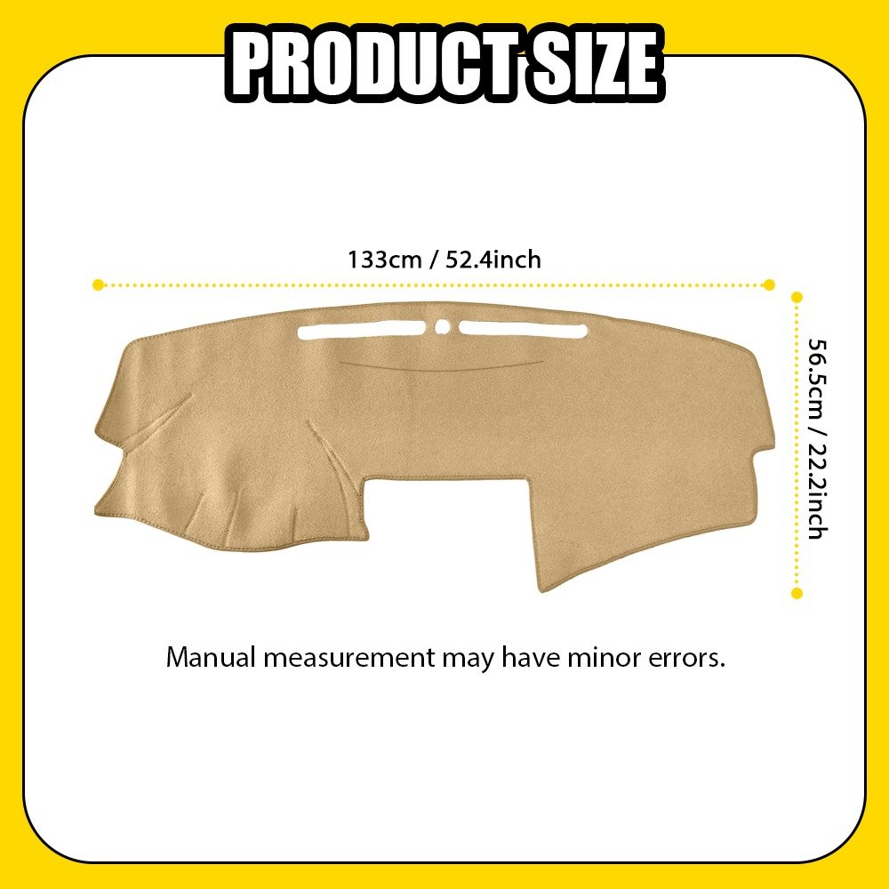 Fit 2007-11 Toyota Camry Beige Dashboard Cover Mat Dash Pad Perfect Fit LHD 1-5X