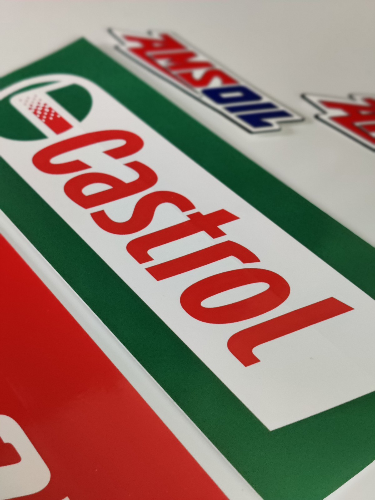 Lot of 6 Classic Racing Decals Stickers Snap-on Amsoil GM Castrol NHRA ToolBox