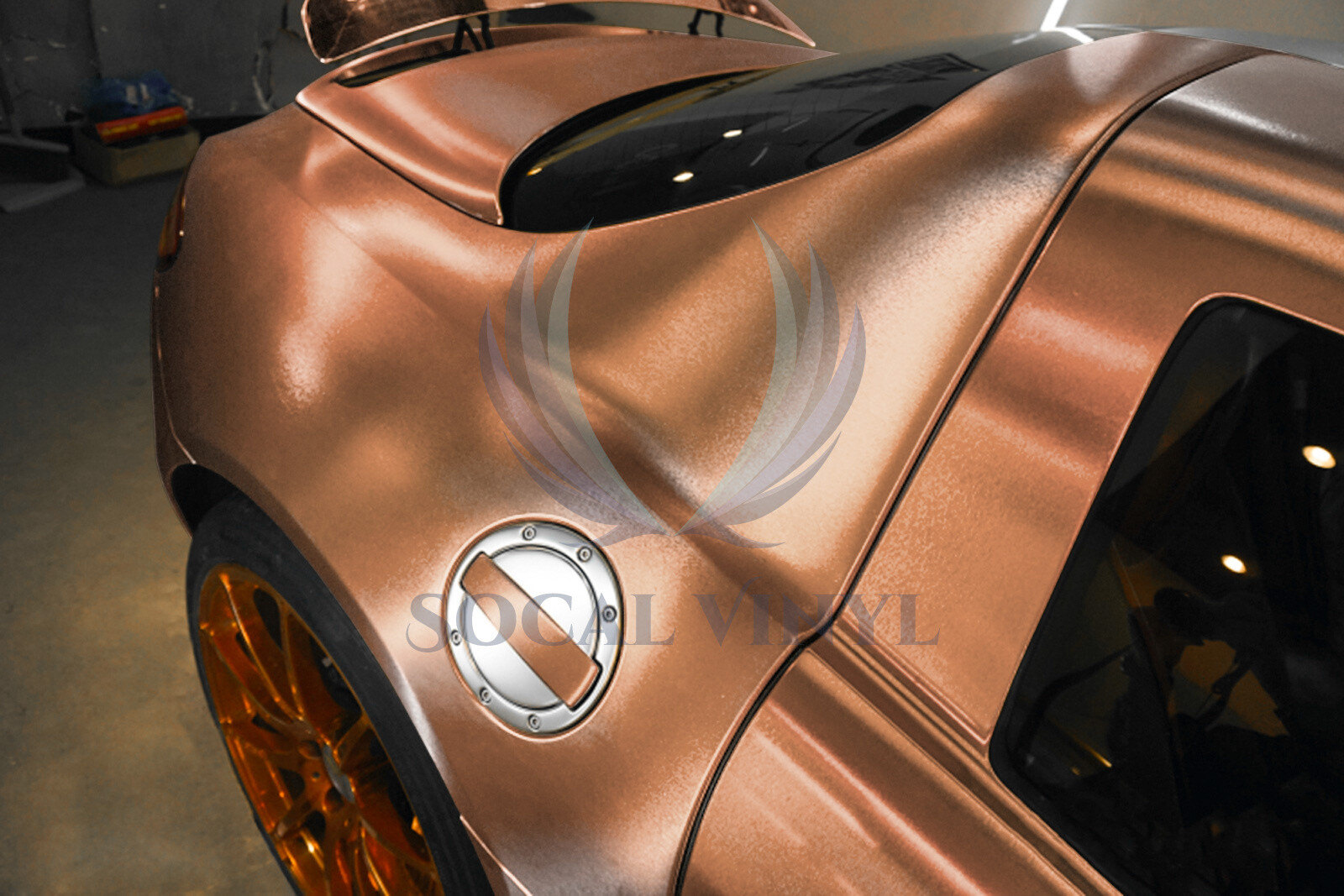 Chrome Aluminum Rose Gold Copper Vinyl Wrap Sticker Decal Sheet Film Air Release