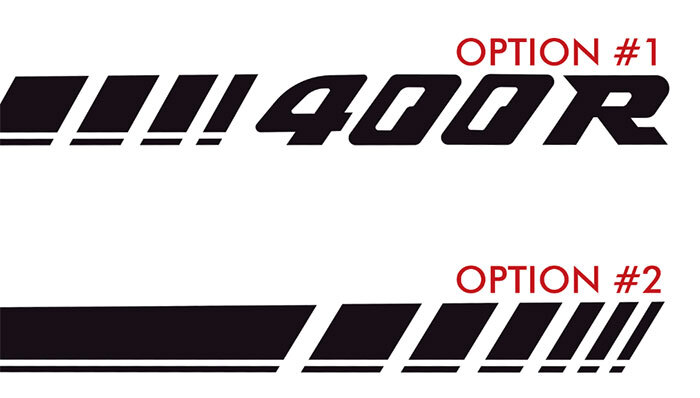 NISMO INSPIRED 400R BODY STRIPE DECAL KIT : FITS NISSAN SKYLINE R33