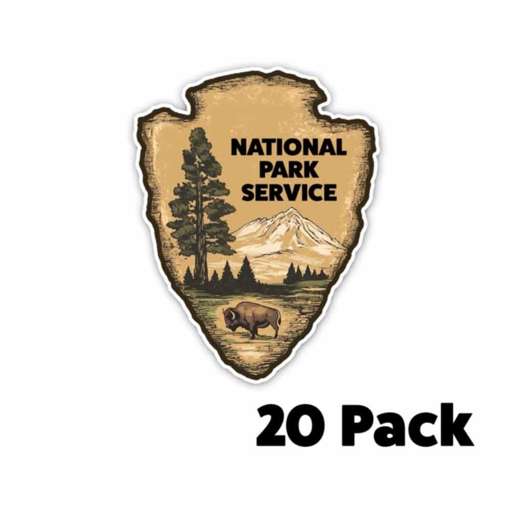 NATIONAL PARK SERVICE ARROW HEAD DECAL STICKER TRUCK VEHICLE WINDOW MULTI PACK