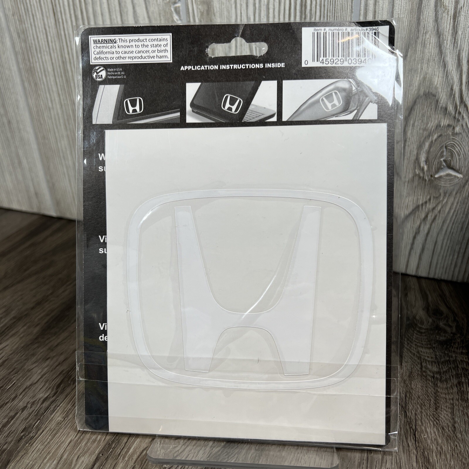 Honda – Decal – 4” x 5” – OFFICIAL LICENSED PRODUCT – White – Die Cut – Diecutz