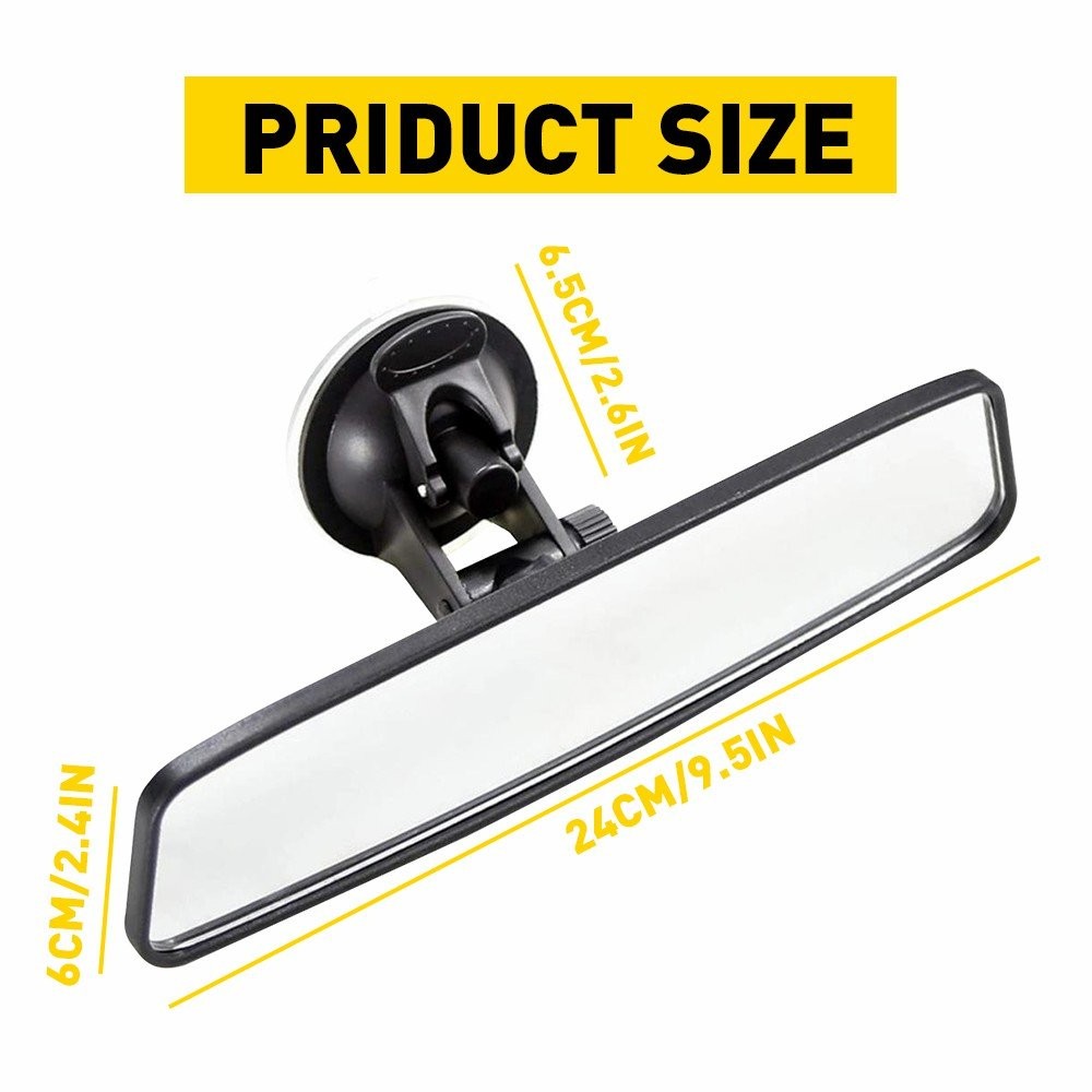 1/2Set Universal Upgrade Car Suction Rear View Mirror Learner Cup Driver Interio