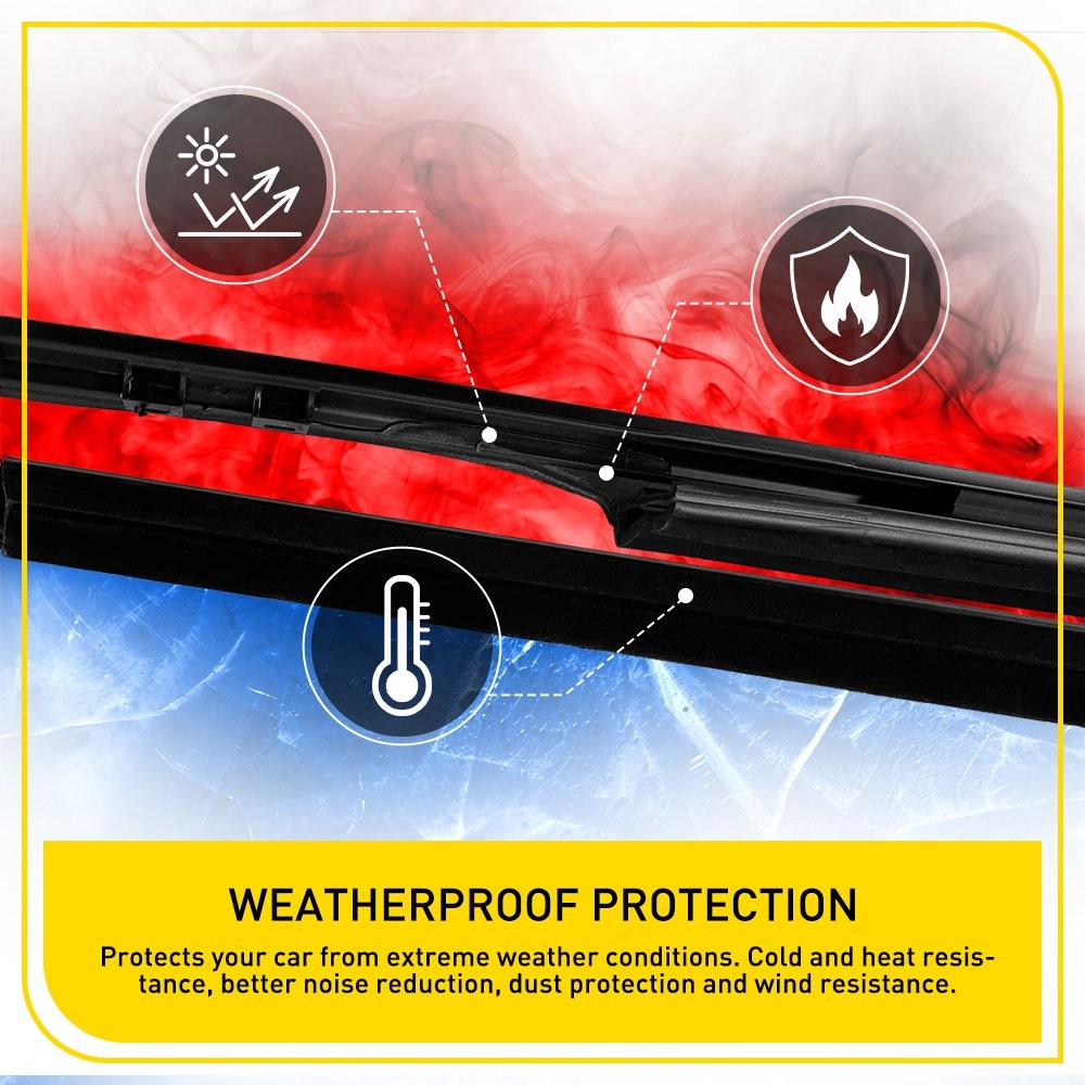 Front LH RH Door Window Belt Weatherstrip Kit For 12-22 Chevrolet Colorado 2-20X
