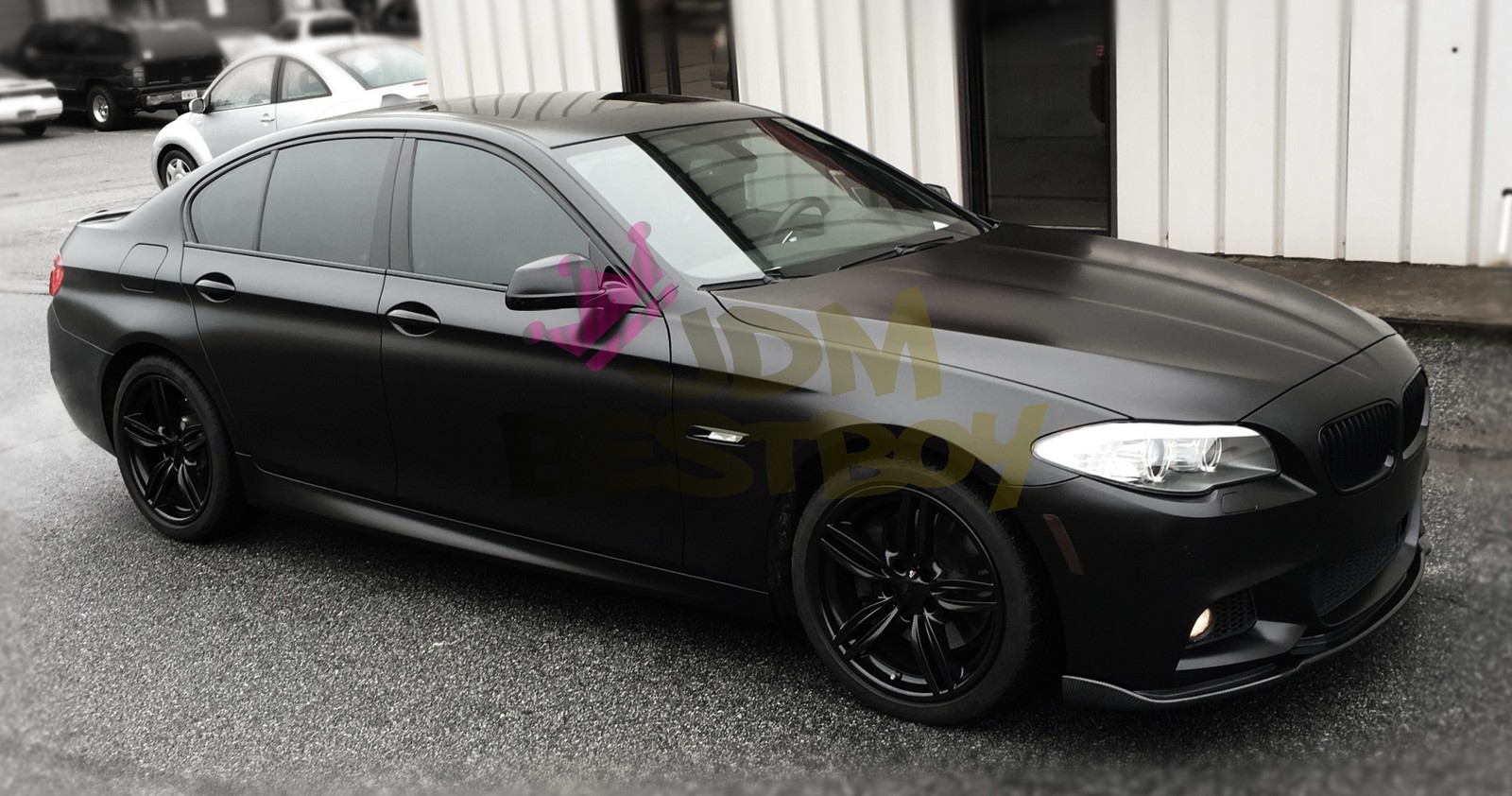 Premium Satin Black Matte Flat Vinyl Wrap Sticker Film DIY Decal Bubble Free