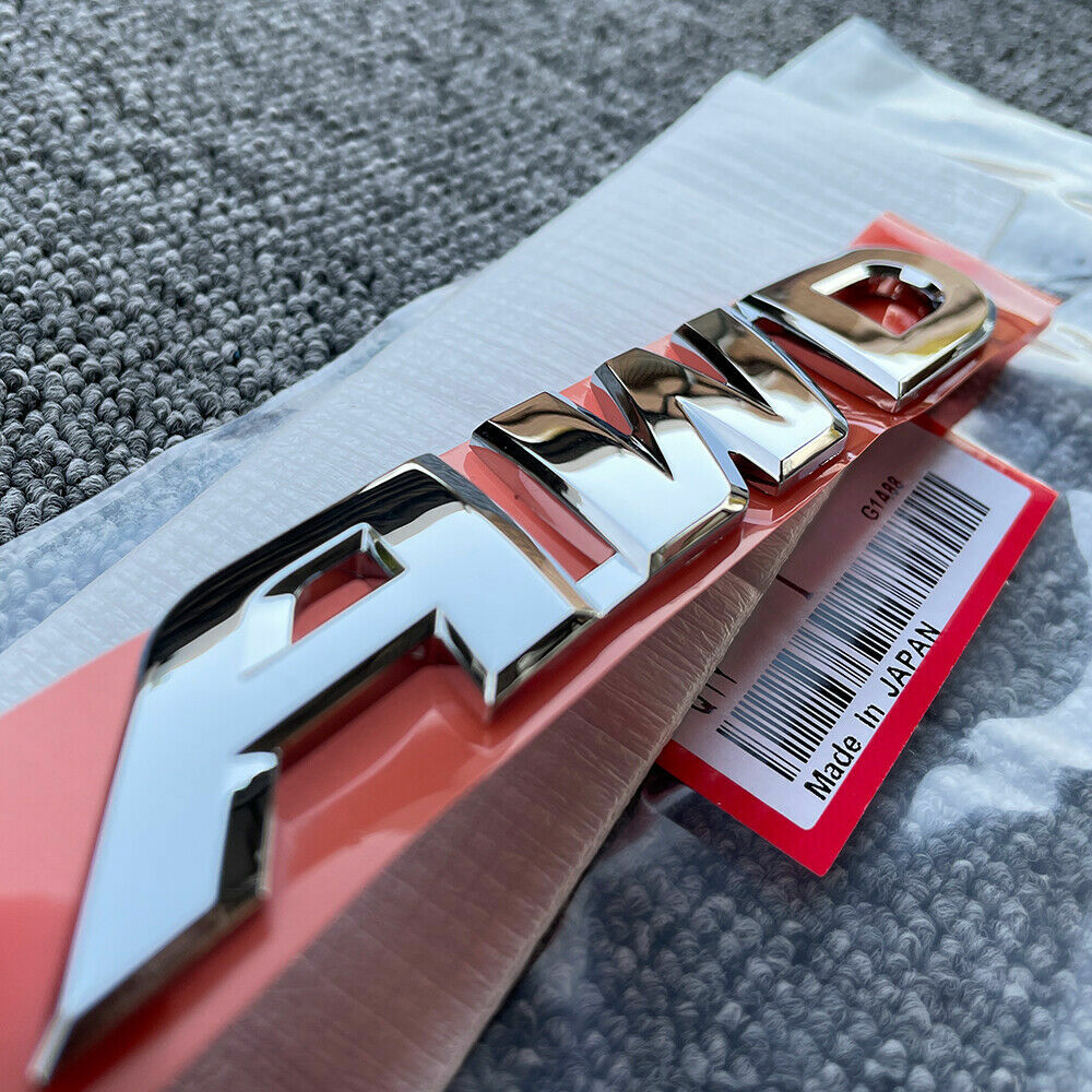 GENUINE Silver AWD Badge Rear Trunk Emblem FOR HONDA HRV CRV PILOT/RIDGELINE