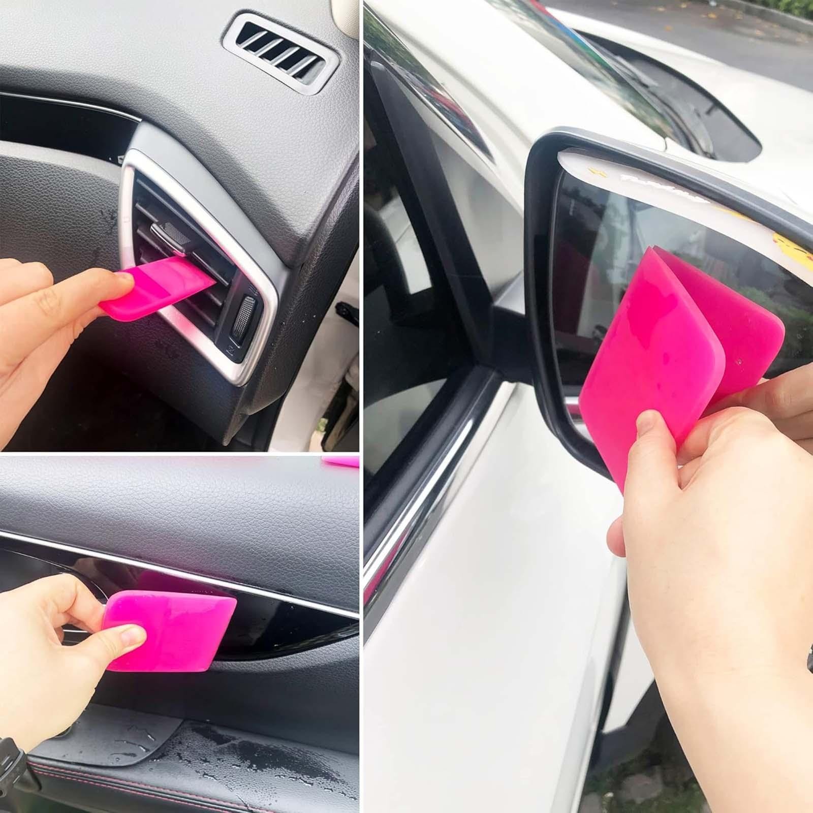 3Pcs Generic Rubber Squeegee Window Tint Tools Easy to Use Window Film Squeegee