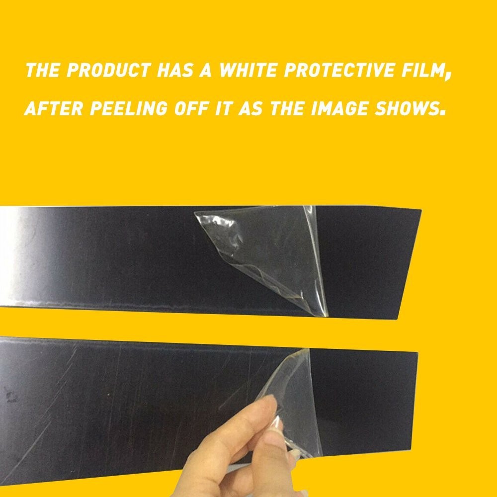 Door Window Pillar Posts Cover Trim For Honda Civic 10th 16-20 Glossy Bla D