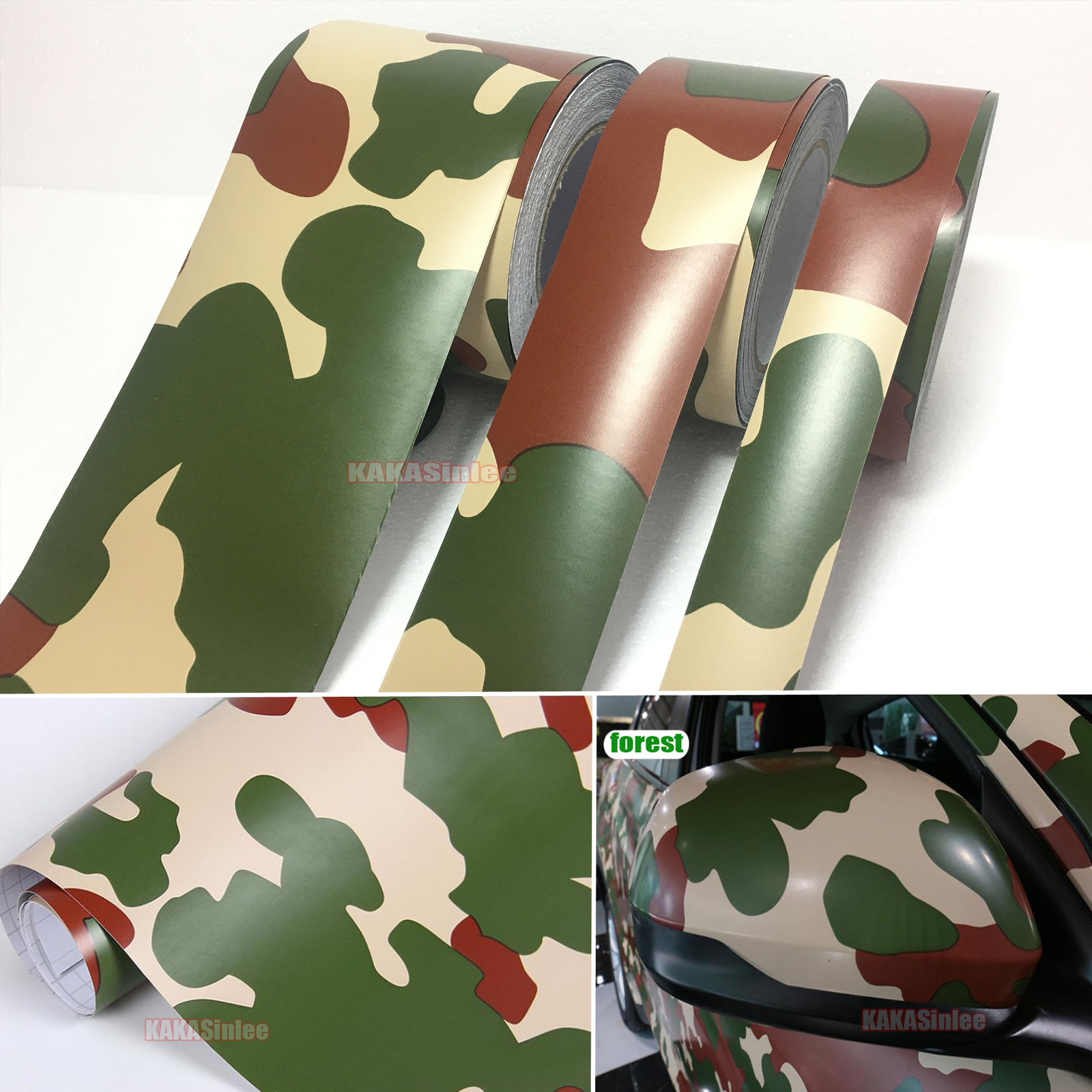 Self-adhesive DIY House Car Digital Camouflage Camo Vinyl Wrap Tape Sticker – AB