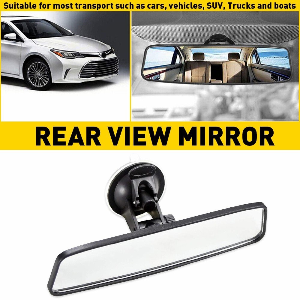 1/2Set Universal Upgrade Car Suction Rear View Mirror Learner Cup Driver Interio