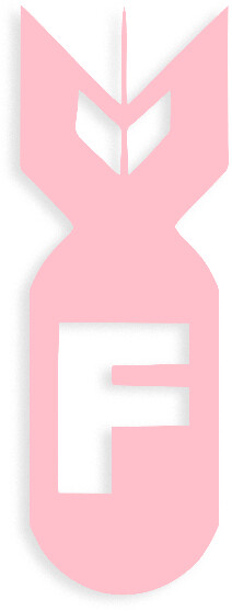F-Bomb Vinyl Decal Window Sticker